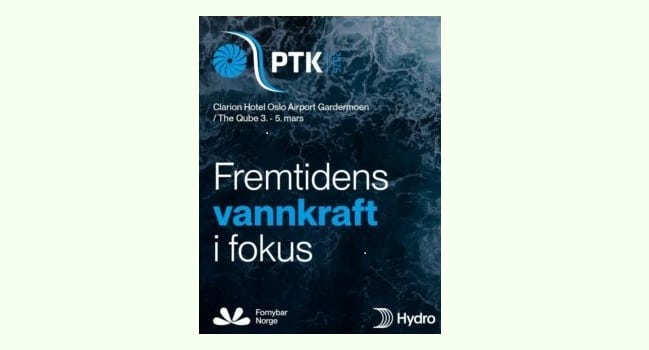 Proxll AS deltar på årets PTK 2026 / Fornybar Norge-konferanse – en viktig møteplass for aktører innen vannkraft og fornybar energi.